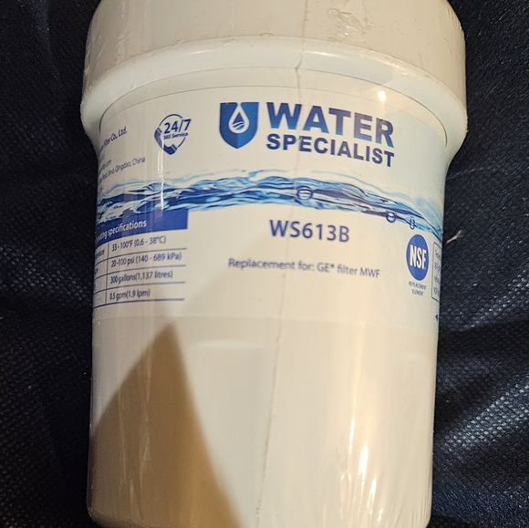 (2) Water Specialist  WS613B Refrigerator Water Filters fits GE MWF. - Picture 2 of 7